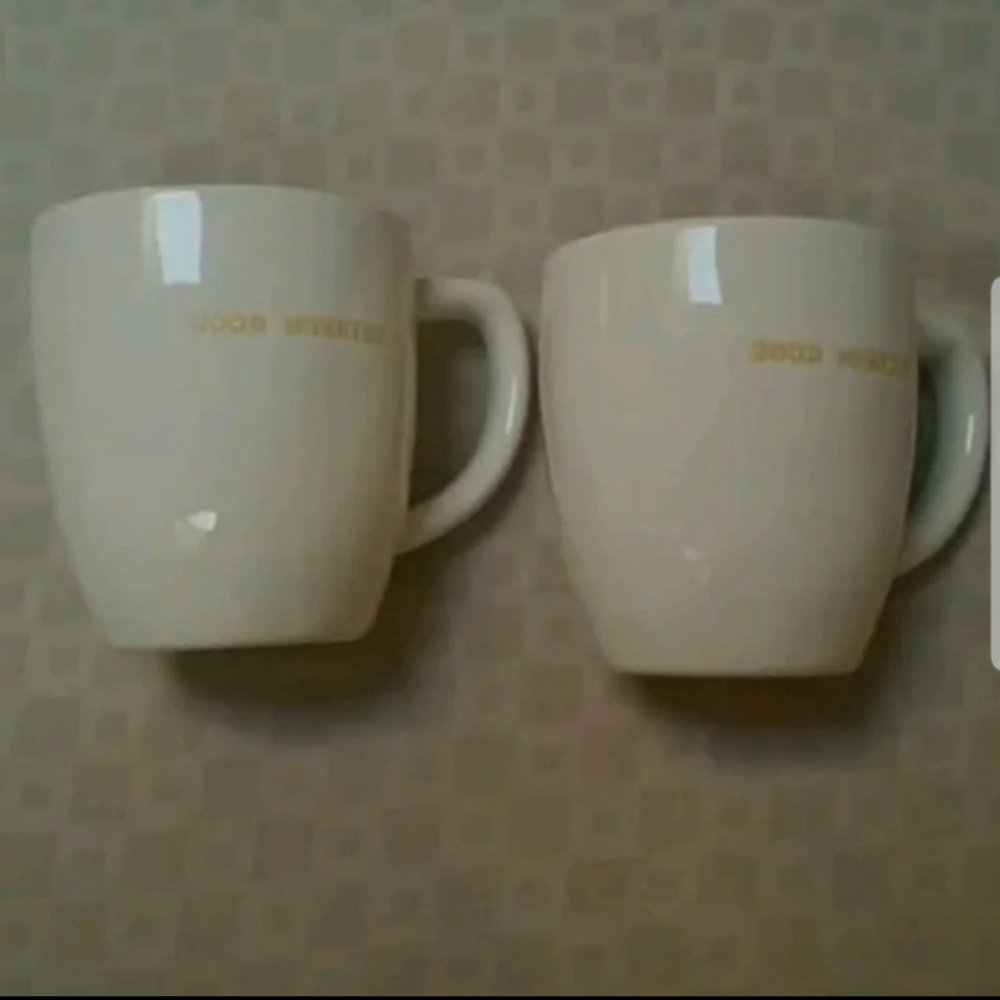 NWT set of 2 Rae Dunn Good Morning mug